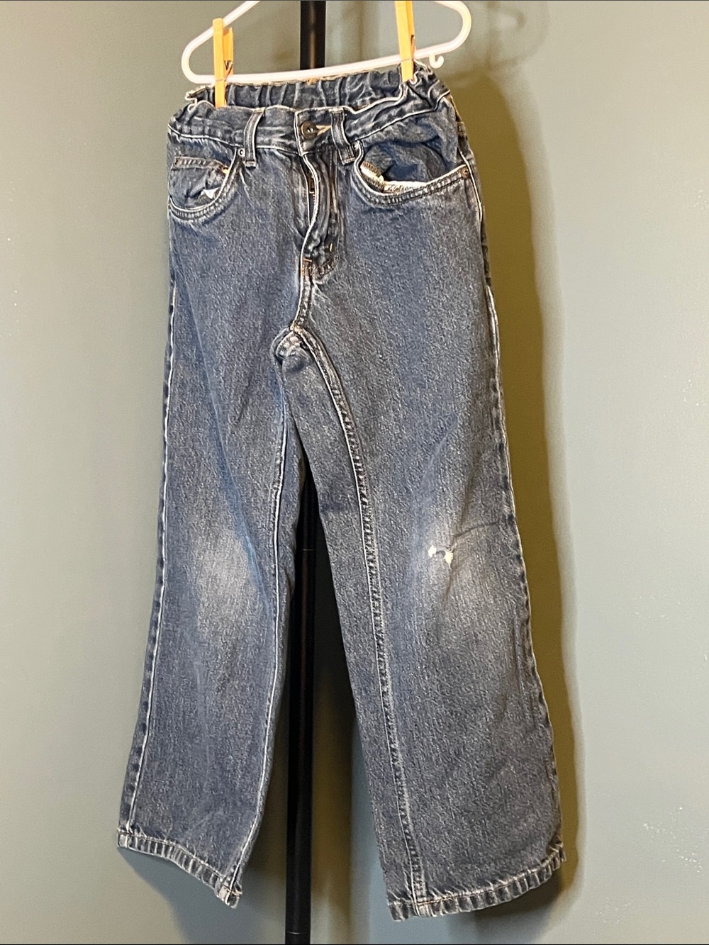Faded Glory Kids Dark Wash Straight-Leg Jeans